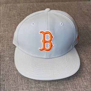 Boston Red Sox hat-grey/orange